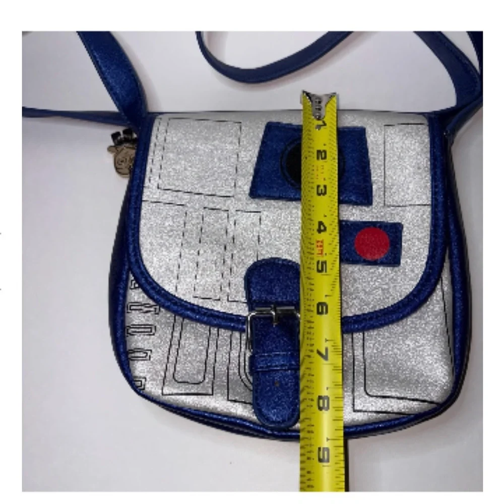 Star Wars Lucas Films Shoulder Bag R2D2 Crossbody C-3PO Charm NWOT